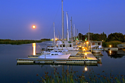 Moonrise, Owl Harbor